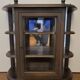 Old solid wood showcase