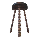Stool, plant holder with beaded feet