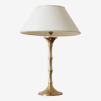 Lampe de table en bambou en laiton par Ingo Maurer pour M Design, 1960s