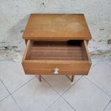 Scandinavian bedside table.