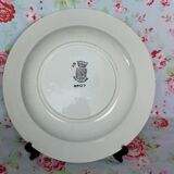 Round deep dish Saint Amand in Terre de Fer vert