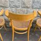 Set of 4 cane chairs