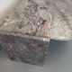 Vintage gray marble coffee table from the 70s