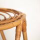 Rattan and bamboo stool 1950