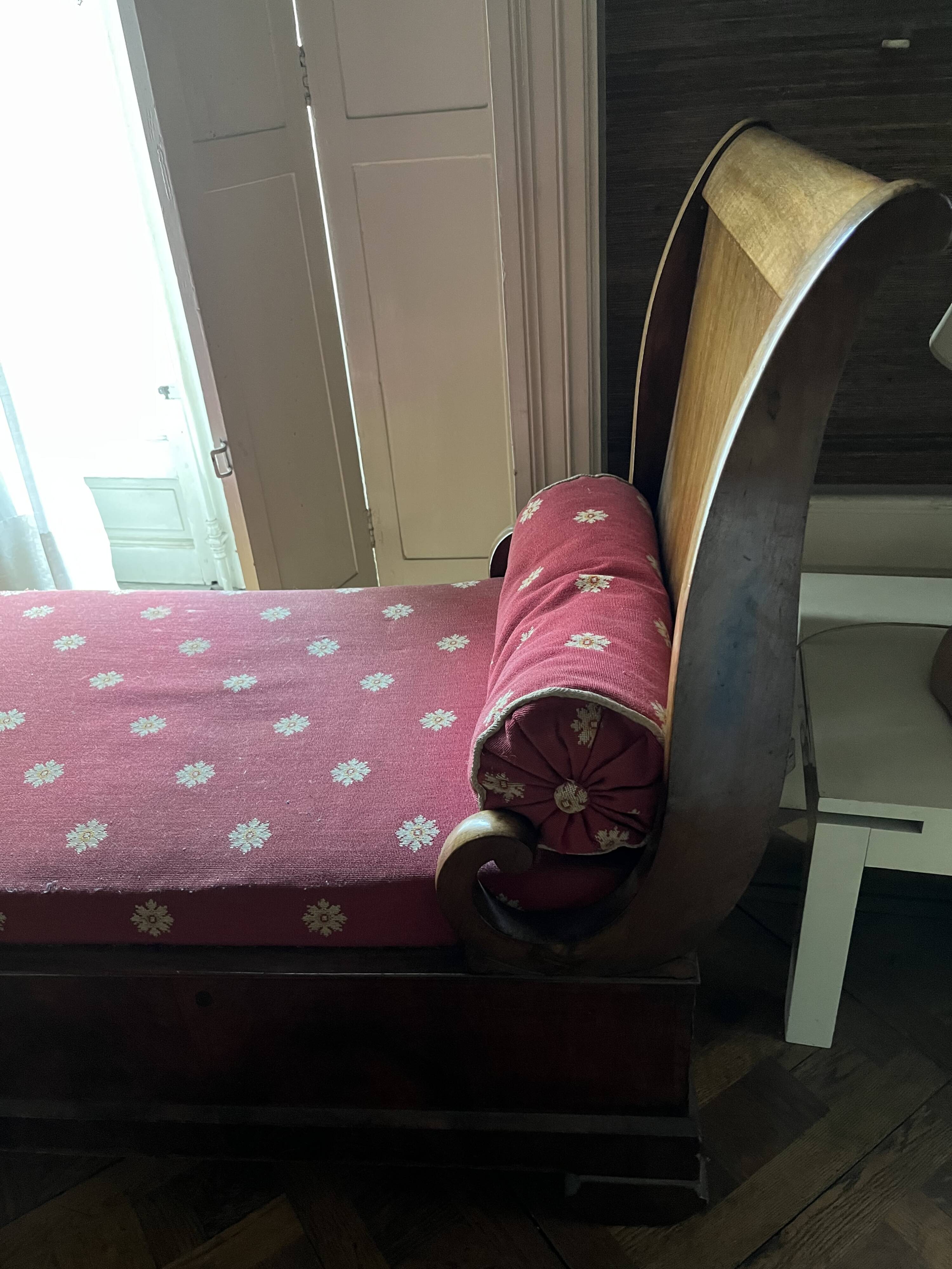 Empire/Restoration style chaise longue