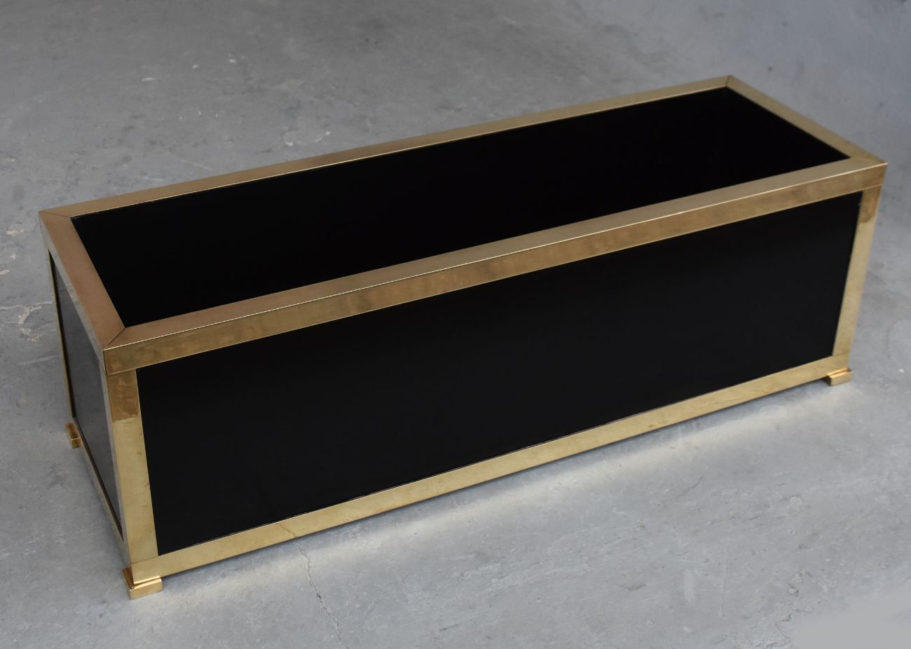 Planter design 1970 brass & bronze