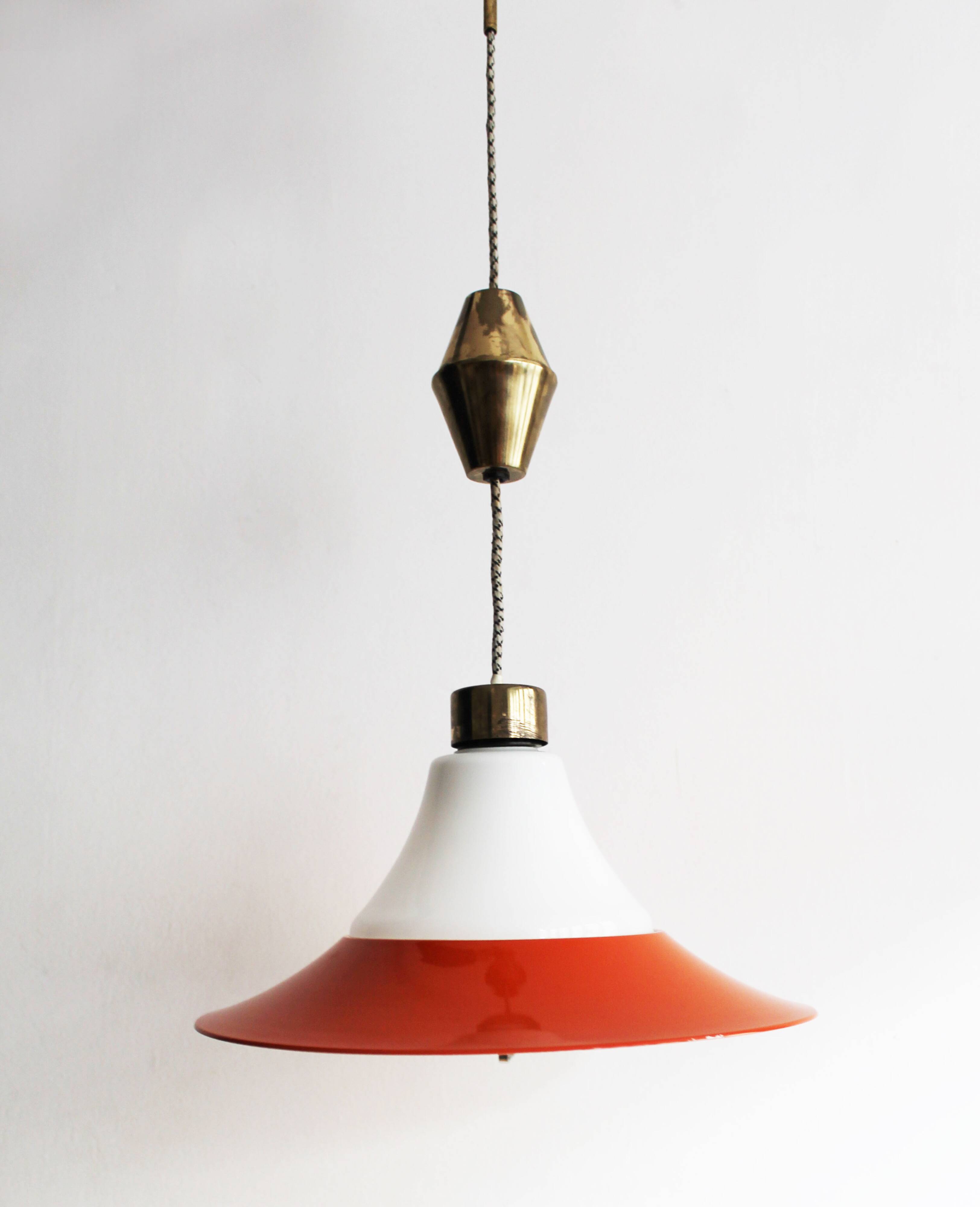 Vintage 1960s Adjustable Ceiling Lamp