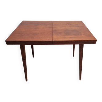 Mid-Century Czech Extendable Chess Table in Walnut and Beech, 1960s