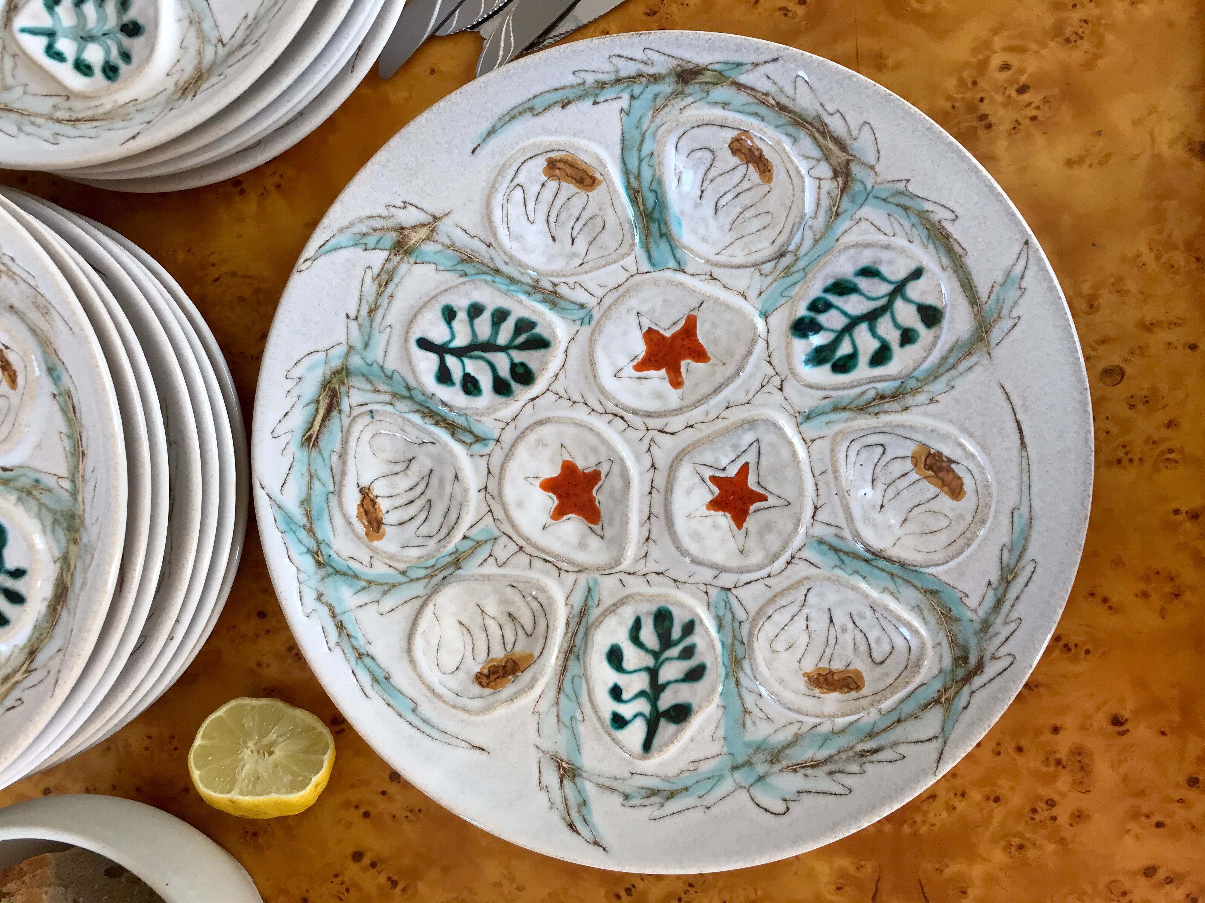 Oyster service in cermal