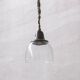 Clear Bell Shaped Antique Pendant Light