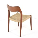 Lot de 4 chaises Niels O Möller modèle 71