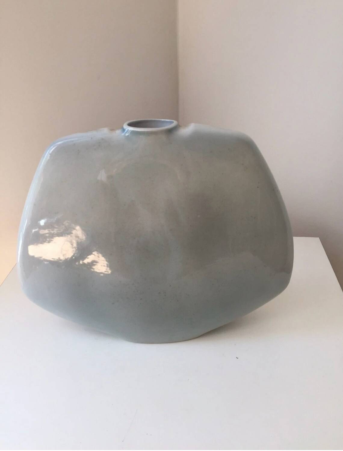 Large Vintage Virebent Porcelain Vase