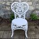 Fauteuil et chaise Peacock en rotin blanc, 1970