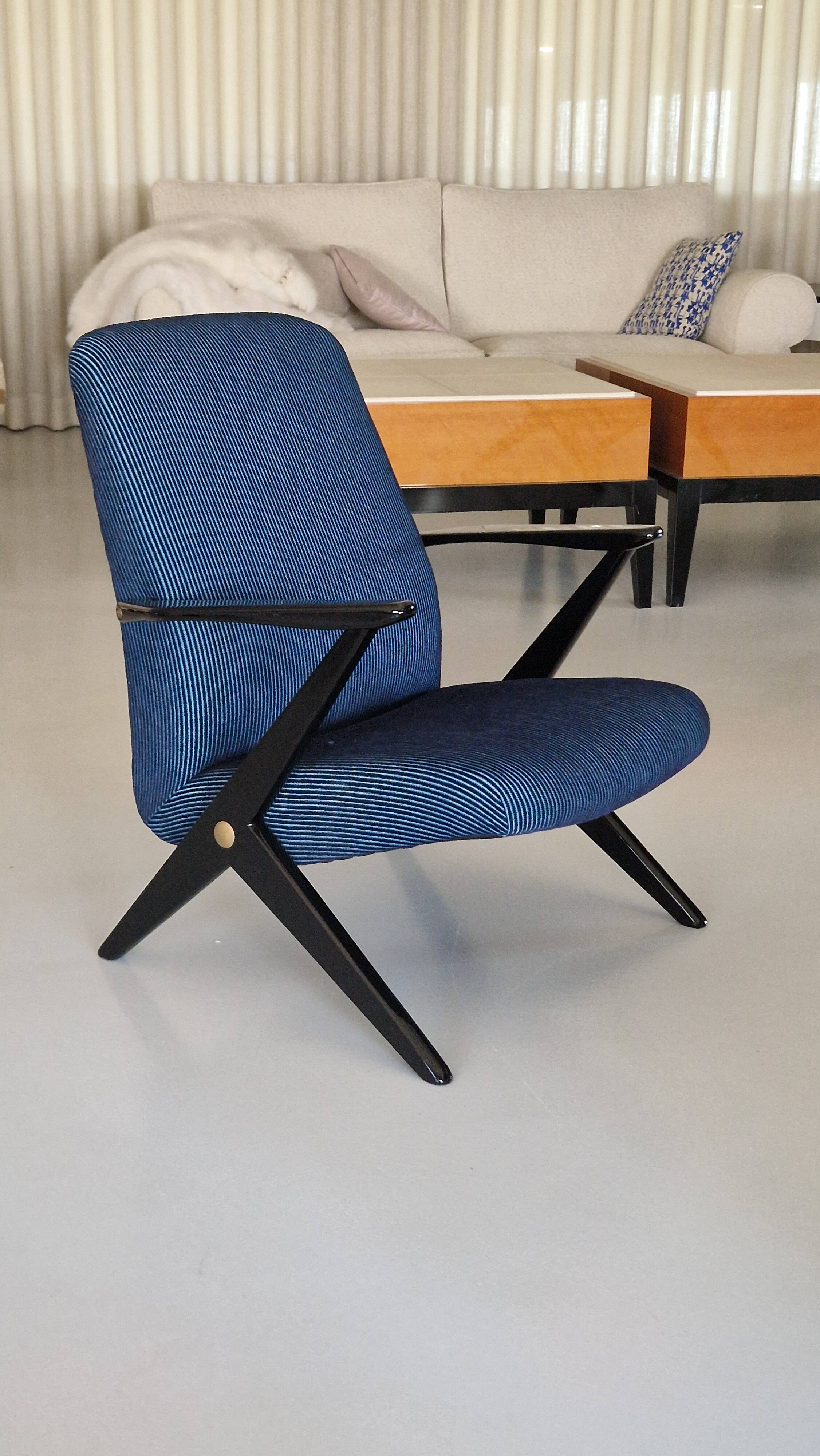 Pair of 1950s Easy Chairs by Bengt Ruda for Nordiska Kompagniet, Sweden
