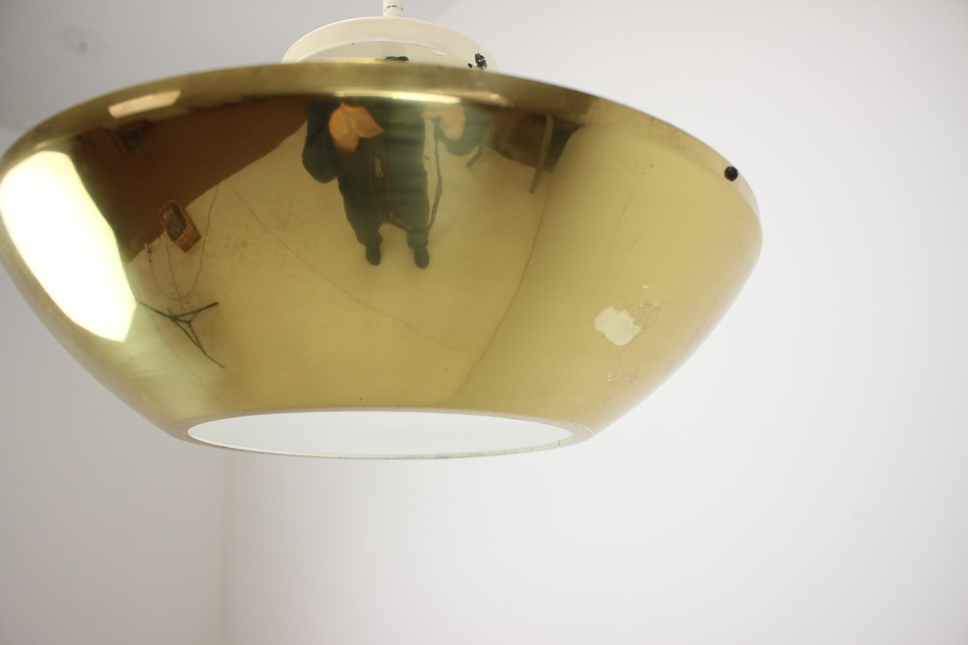 Mid-Century brass pendant/ Zukov, 1950's.