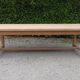 Farm table in solid oak