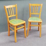Pair of vintage bistro chairs