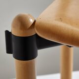 Chaise empilable en hêtre