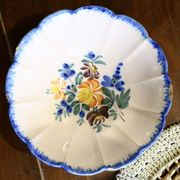 Old earthenware salad bowl