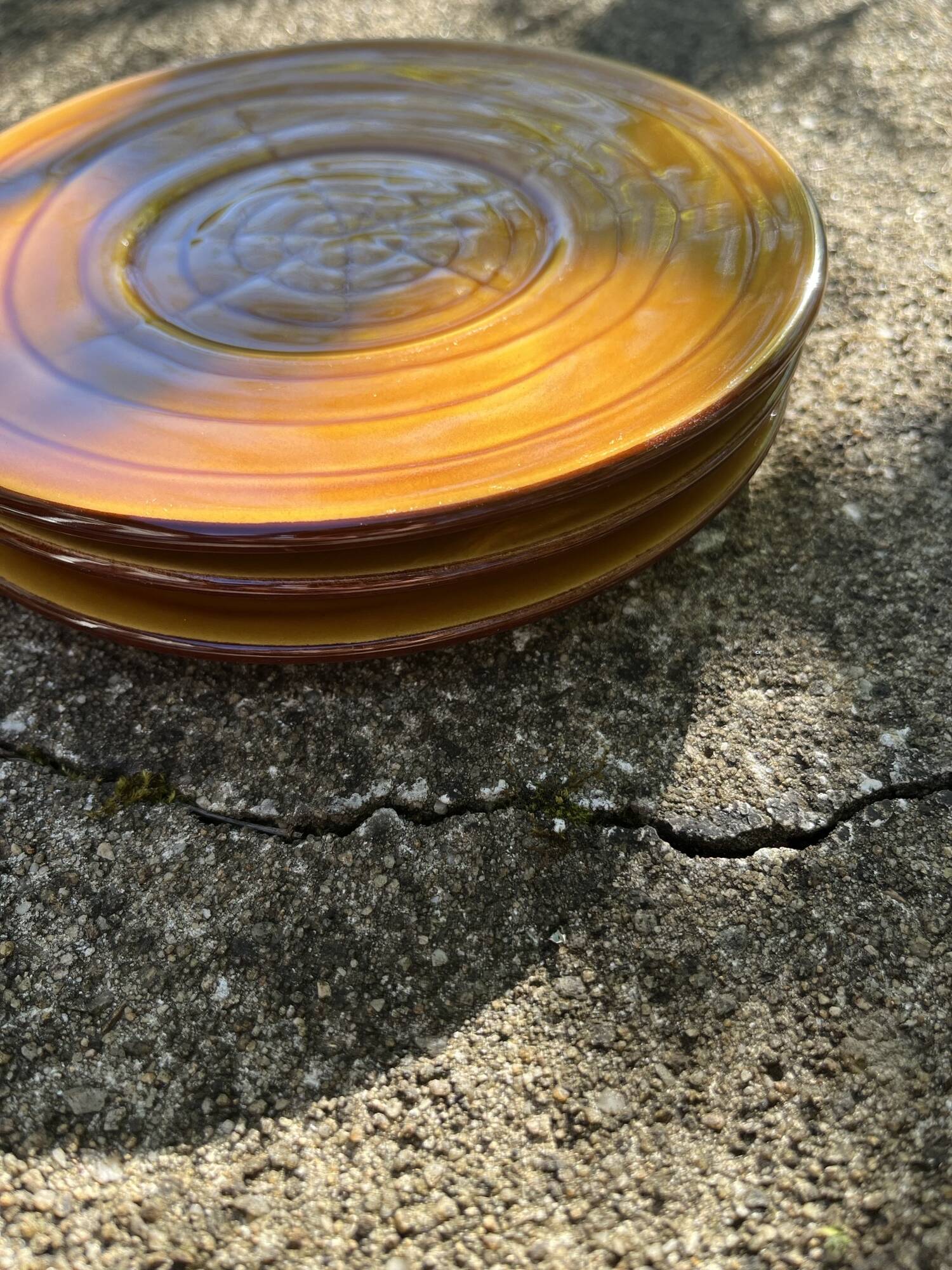 3 small plates 18 cm Ferlay Vallauris