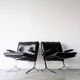 2 vintage Joker armchairs, Olivier Mourgue edition Airborne, 1960s 1970s