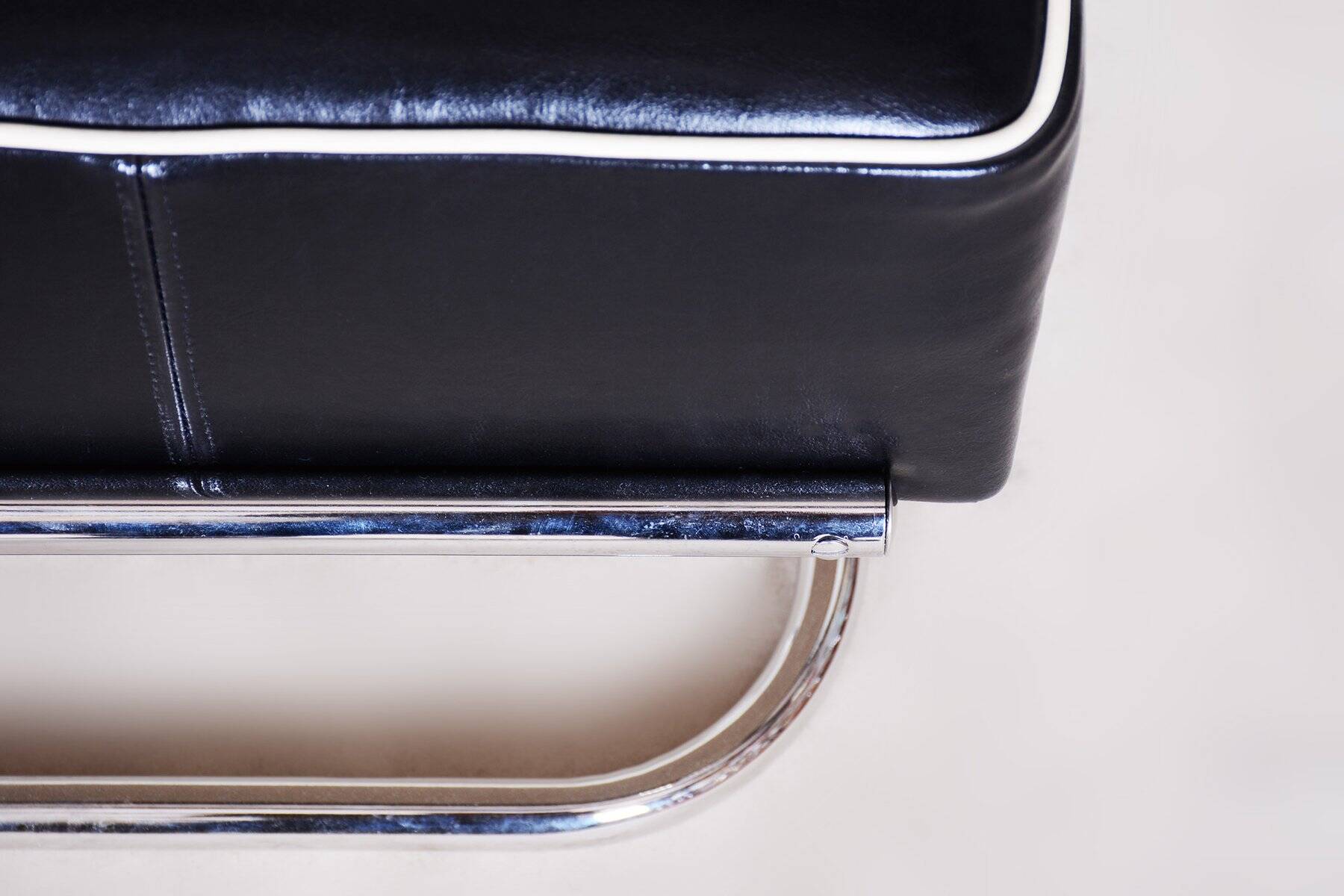 Bauhaus Foot Stool attributed to Robert Slezák, 1930s