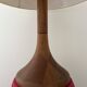 Large teak table lamp for Kirk.