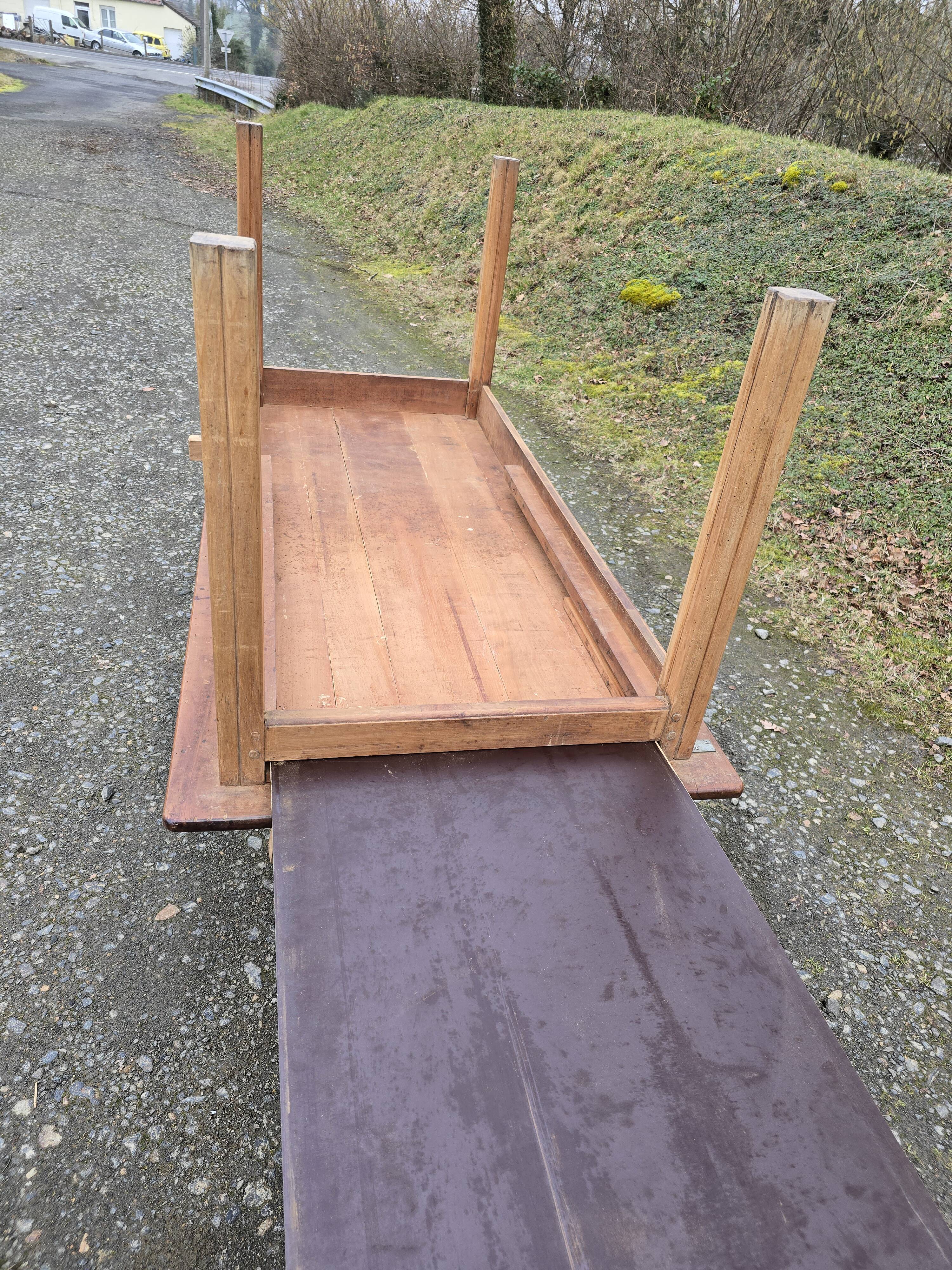 old cherry farmhouse table