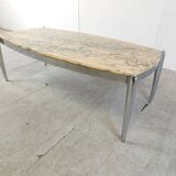 Vintage marble coffee table, 1970s