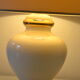 Lampe de table ceramique craquelee