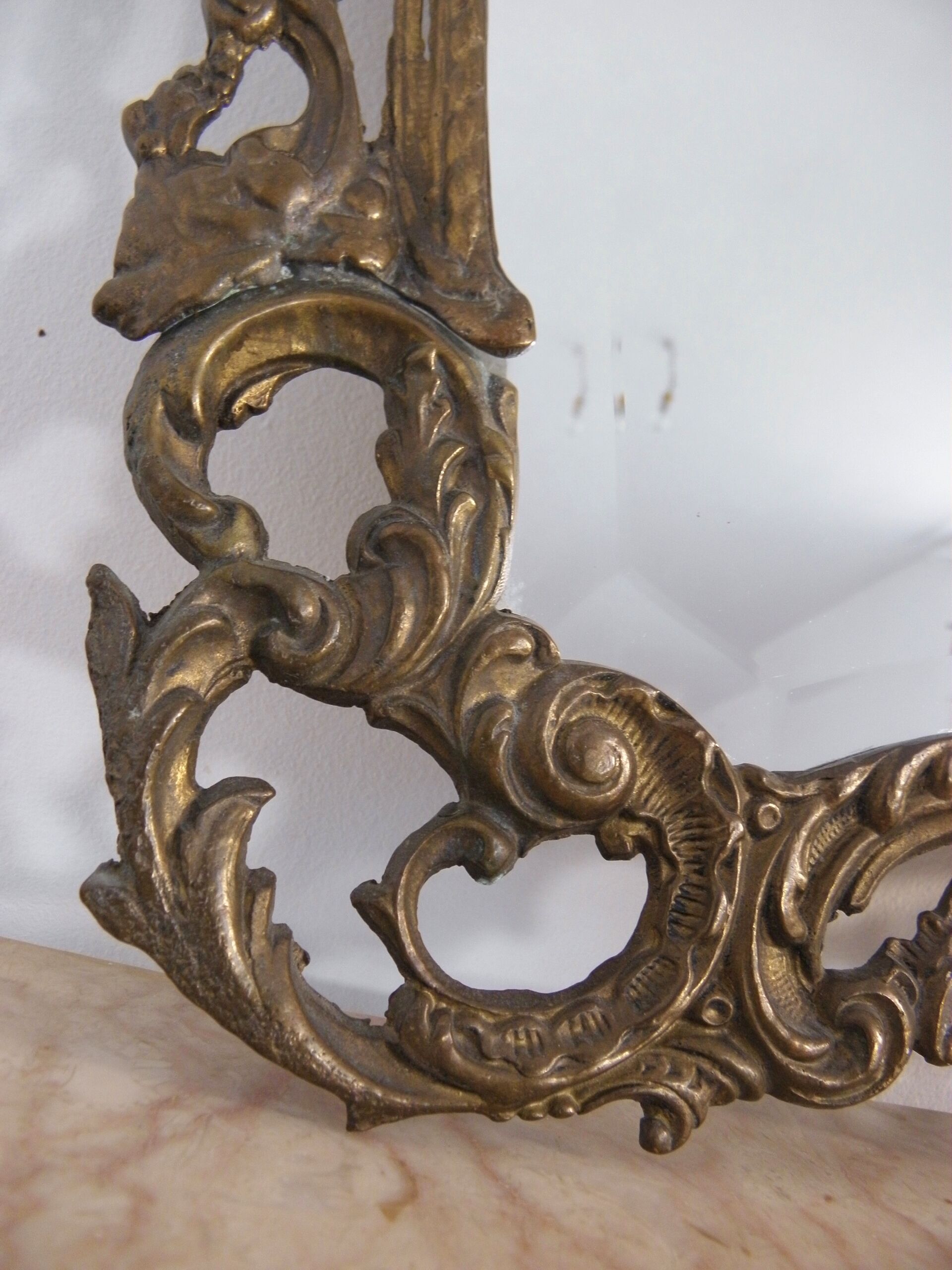 Console table and its mirror