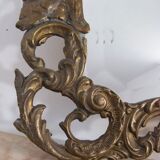 Console et son miroir en bronze doré