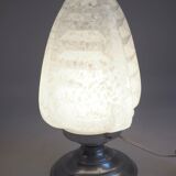 Clichy art deco glass lamp
