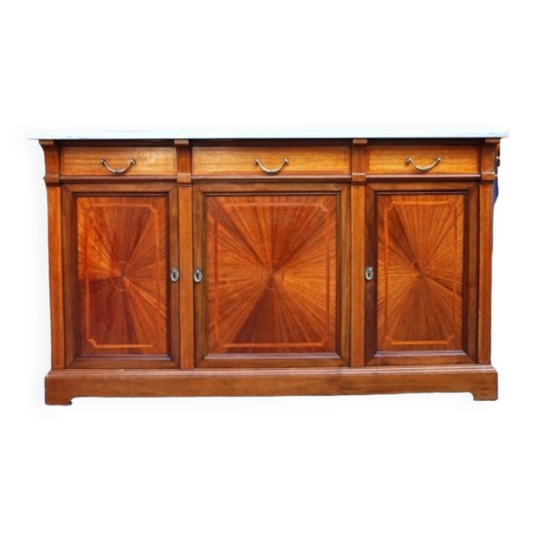 Enfilade acajou,marqueterie.