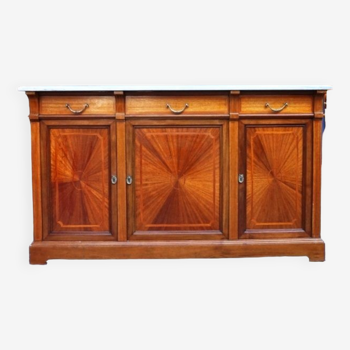 Rosel manufacturer brussel enfilade mahogany, marquetry.
