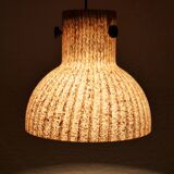 Peill and Putzler Design Glass Hanging Ceiling Lamp 1970s