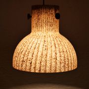Peill and Putzler Design Glass Hanging Ceiling Lamp 1970s