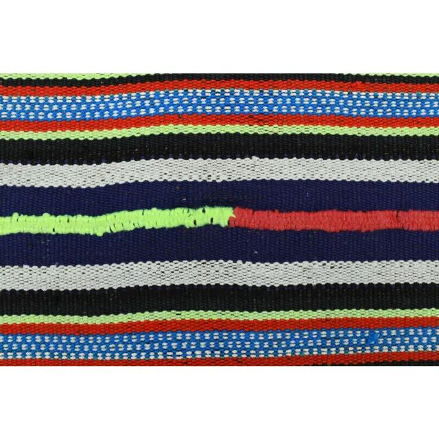 1970s Vintage Turkish Oushak Handmade Multi Color Area Rug 199x290