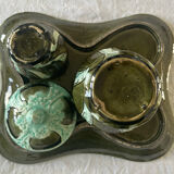 Earthenware tray and pots 1912