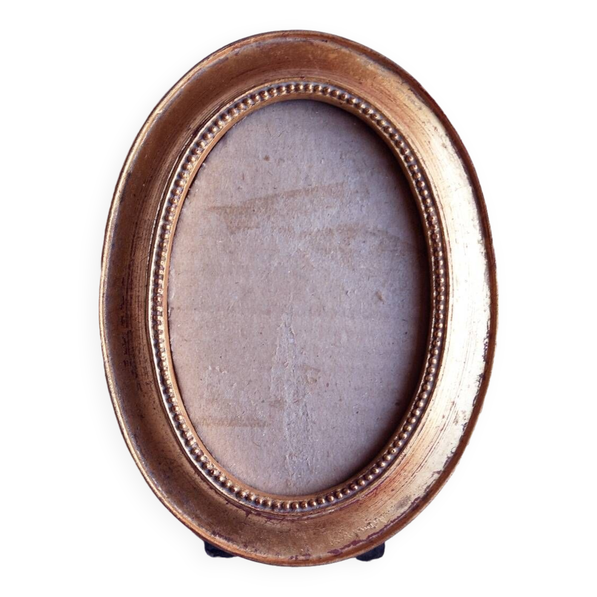 Gold and velvet photo frame