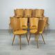 Chaises bistrot brasserie Baumann modèle Dove vintage années 50