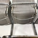 4 MG5 tubular chairs by Mark Stam 1970