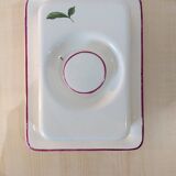 1 porcelain butter tray St Amand 1713