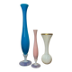 Old iridescent opaline soliflores (X3)