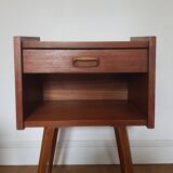 Vintage teak bedside table