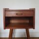 Vintage teak bedside table