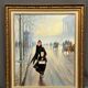 Painting signed "Parisienne".