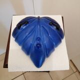 Blue glass fruit cup