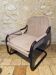 IKEA Vintage armchair in linen and metal