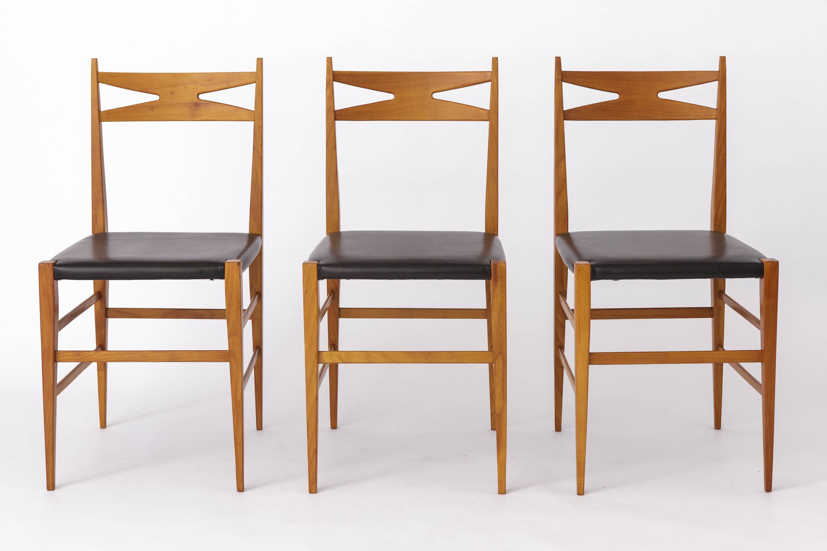 3 Vintage Dining Chairs 1970s - German Design